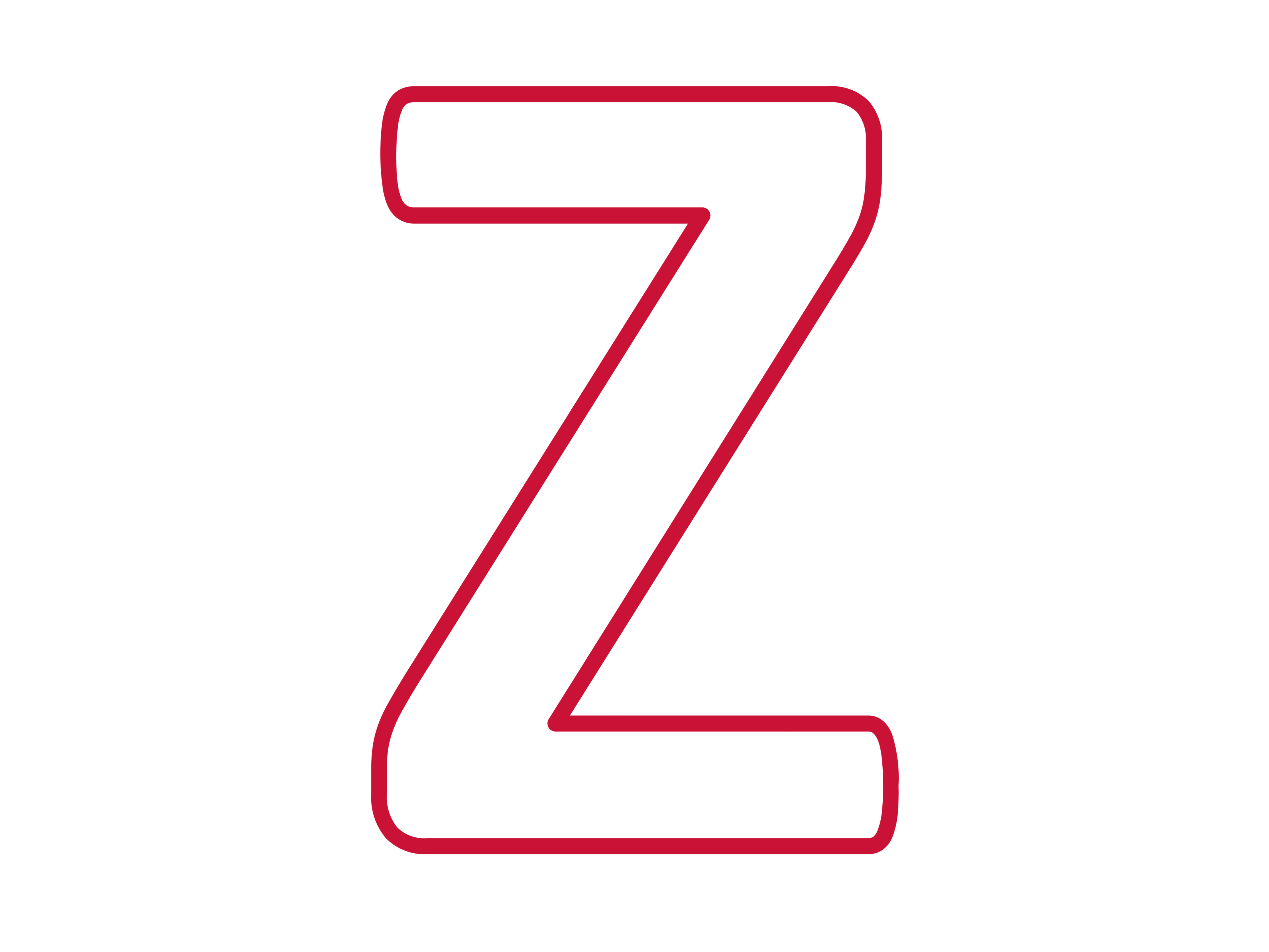Capital Z in large font