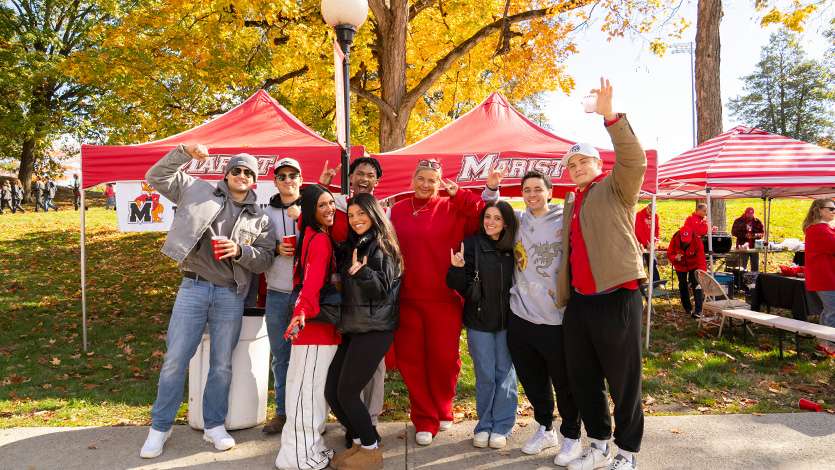 Image of alumni at Homecoming 2025.