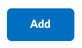 This is a screenshot of a blue button with the text "Add."