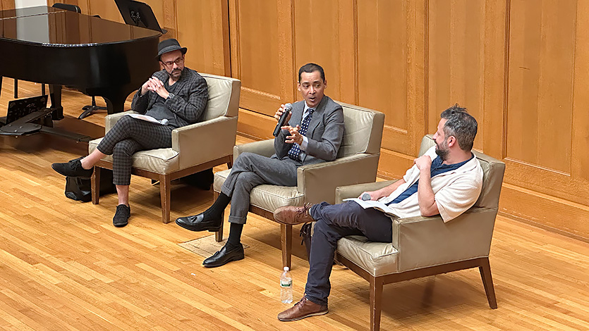 Marist University Image: Panelists at Student World Affairs Conference.