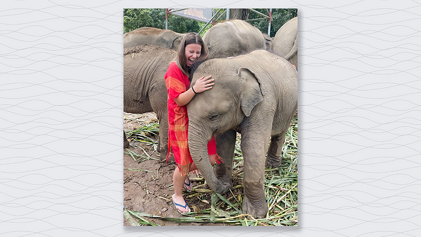 Image of Veronica Vogelman in the Asia Study Abroad Program.